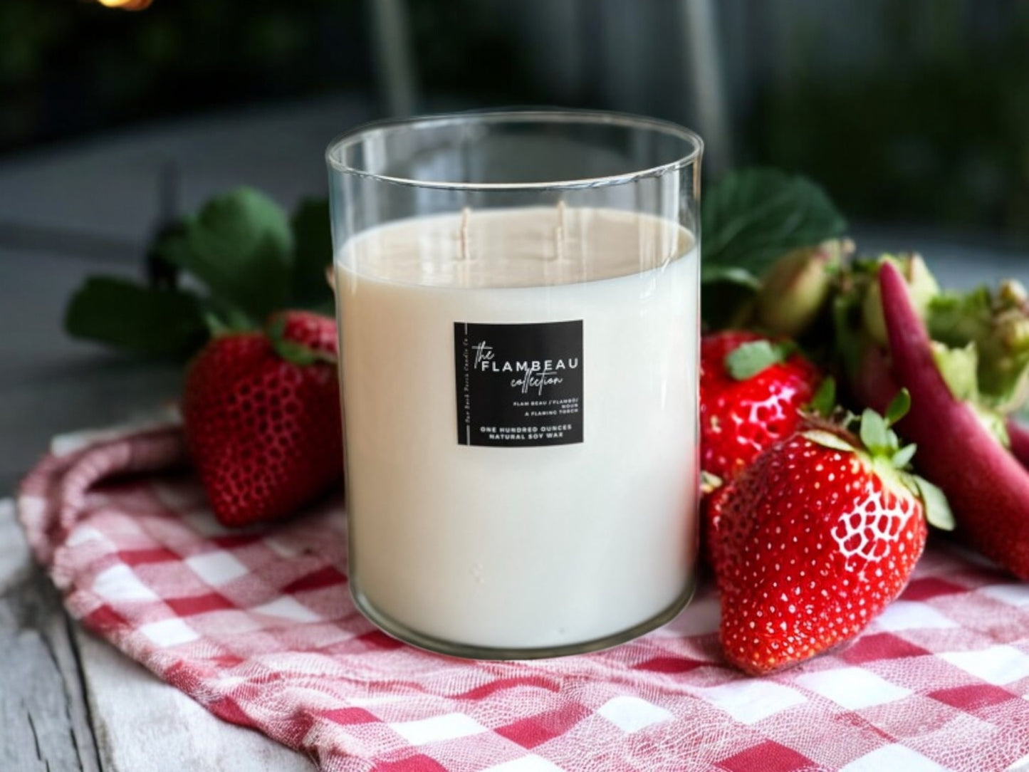 Candle of the Month: Strawberry Rhubarb