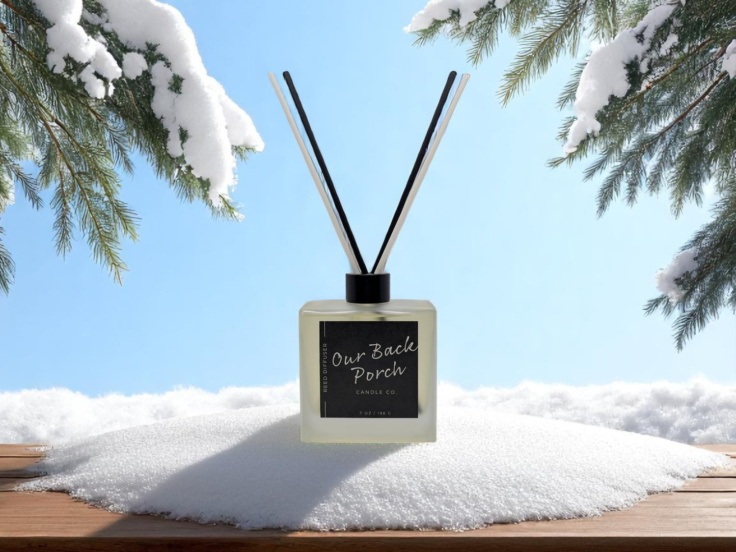 Snow-Kissed Pine Flameless